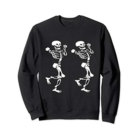 Halloween Dancing Bones Sweatshirt Cover