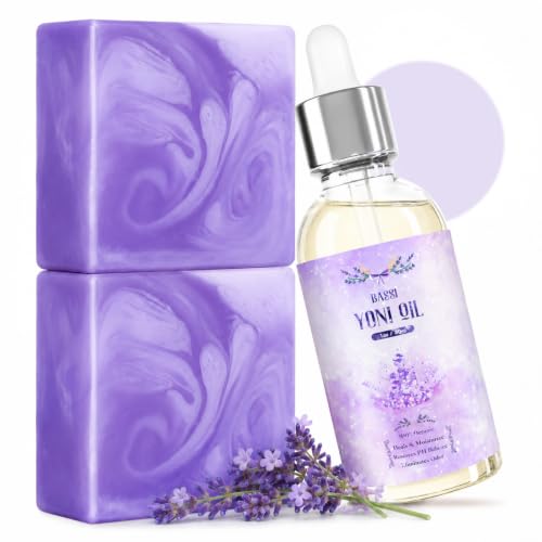 Image of Yoni Soap Bars & Yoni Oil Set for Women, Feminine Wash for pH Balance