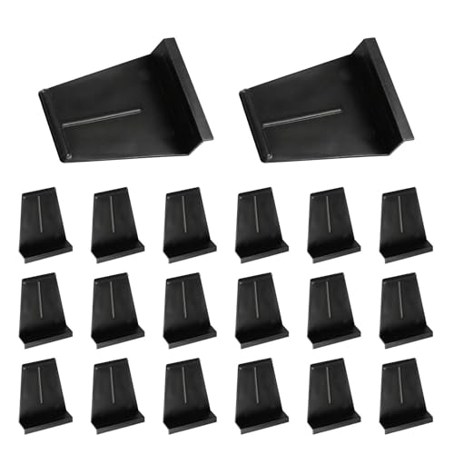 Screen Lift Tabs 30pcs Black Plastic for Prime-Line MP5566 1/4 Inch Spline Channel Window Screen Pull Tabs
