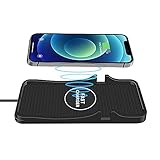Car Wireless Charger Pad Anti-skid Wireless Charging Pad Car Fast Car Qi Wireless Charger Non Slip...