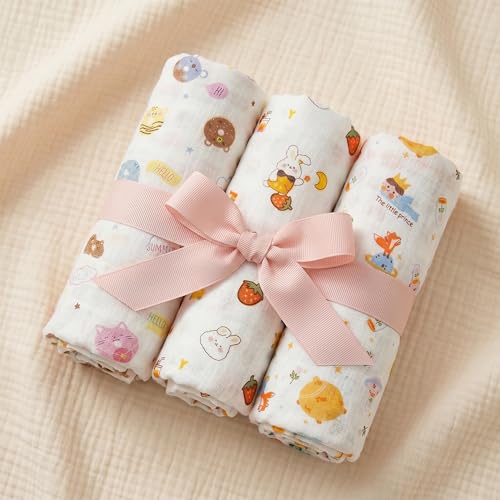 Image of StarAndDaisy Swaddle Wrap for Baby, Muslin Cotton Baby Cloth or Blankit for New Born, Soft Muslin Clothes, Lightweight Baby's Swaddle & Receiving Blanket.