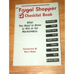 The Frugal Shopper Checklist Book: What You Nee... 093675835X Book Cover