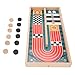 Table Hockey Game, Kids Adults Two Player Interactive Track Design Toy for Family Parent Child Interaction