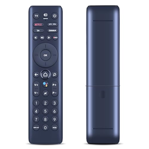 GOUYESHO Télécommande de remplacement pour SFR Connect TV V3 T4HIU2210/37KA, pour streamer GEN8 HOT, tech4home