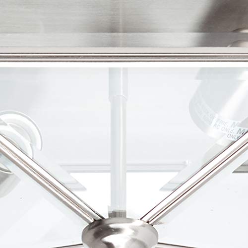 Elk Home Thomas Lighting Ce9202365 Flush Mount, 10" W X 10Dx 7" H, Silver #TOP3