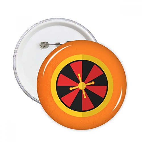 Badge pins vêtements casino multicolore pour personnaliser un sac lors des soirées