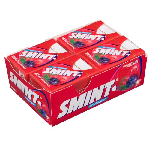 SMINT Tabs Frutas Silvestres, Caramelos Comprimidos Sin Azúcar, Pack 12 uds