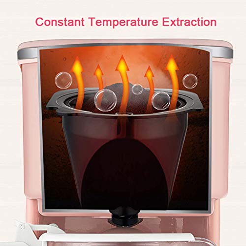 Portable Coffee Machine Automatic American Drip Coffee Machine 5 Cup Coffee Pot 220V For Home Coffee And Tea (Color : A) #TOP4