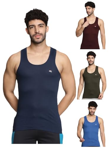 Image of LUX VENUS Men's Vest - 100% Cotton Premium Baniyan (Color May Vary)