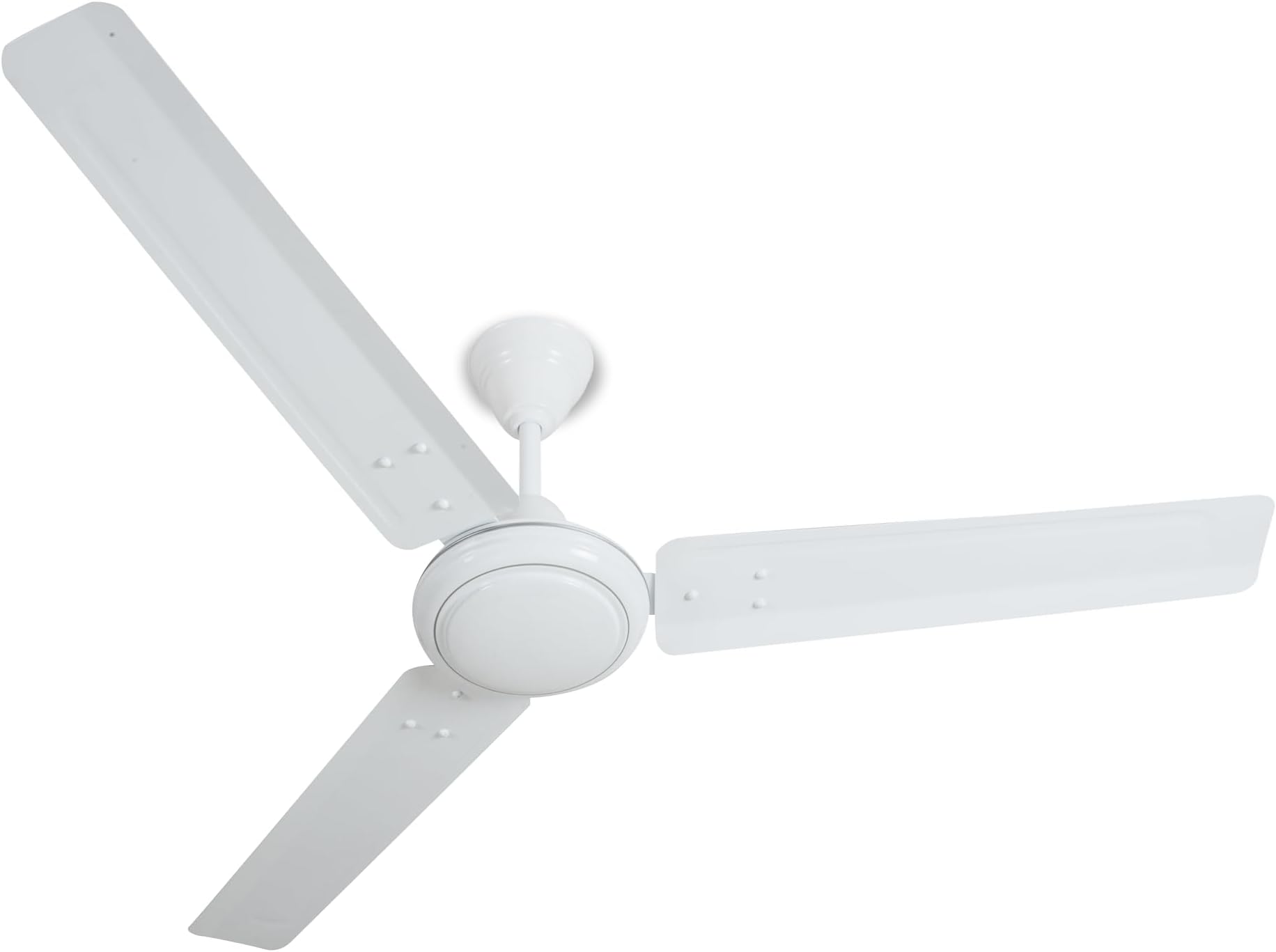 MILTON Brezza 1200mm (48") High Speed Ceiling Fan for Home | 400 RPM Powerful Motor | BEE 1 Star Rated Energy Saving Fan | 5 Speed Mode | Rust Resistant | High Air Delivery | 1 Year Warranty | White