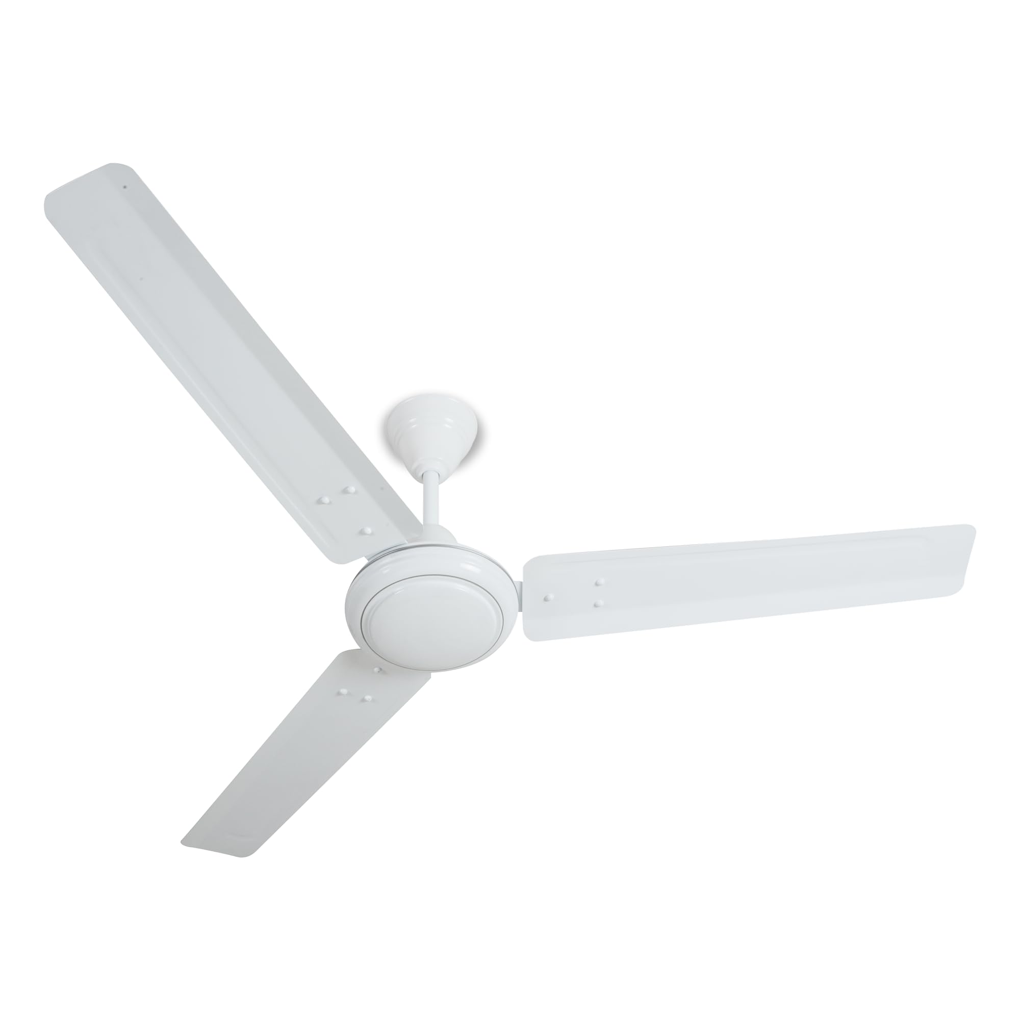 MILTON Brezza 1200mm (48") High Speed Ceiling Fan for Home | 400 RPM Powerful Motor | BEE 1 Star Rated Energy Saving Fan | 5 Speed Mode | Rust Resistant | High Air Delivery | 1 Year Warranty | White