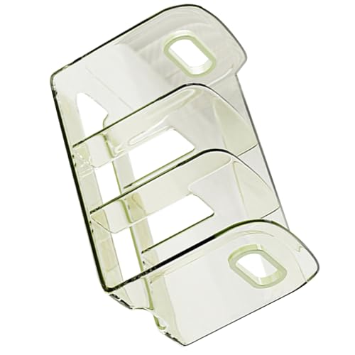 Porte-fichiers transparent acrylique avec compartiments de rangement pour livre et trieur bureau