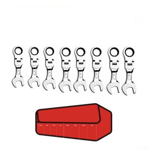 Clé à cliquet réglable mini pour espace restreint de 20,3cm