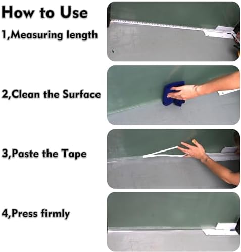 Silicone Seal Weather Stripping Tape 16.5 Feet Strip Bottom Draft Insulation Stopper Tape Weatherproof Soundproof for Door or Window Bathroom Shower Glass Gaps(45mm*5m) - 3