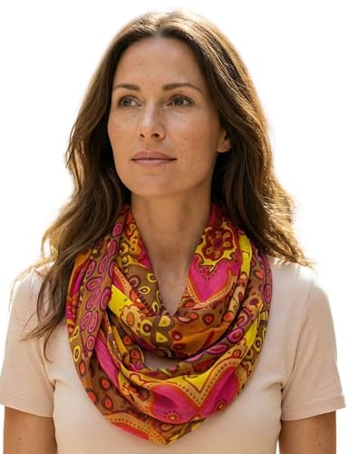 Sunsa Bufanda de algodón para mujer, para primavera y verano, diseño colorido, accesorios para mujer, bufandas y bufandas como regalo para mujeres y novias