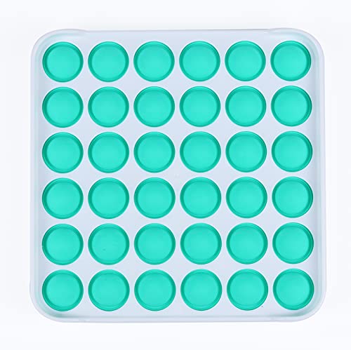 All-New Totti Pop Fidget Toy Satisfying Big Push it Bubble Fidget Sensory Toy Stress and Anxiety Relief Novelty Gift for Both Children and Adults | Square, SkyBlue