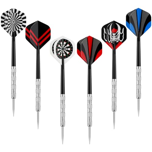 Image of Accmor Metal Tip Darts, Steel Tip Darts, 14 Grams Professional Metal Darts, Darts Metal Tip Set, Metal Darts for Dartboard