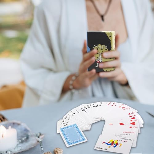 Trick-Pokerkarten,Trick-Spielkarten, Spielkarten Poker Kreativ für Trick, Sammelbare Unterhaltungs-Poker-Bühnenaufführungs-Requisiten mit Anleitung für Camping, Zuhause – Bild 3
