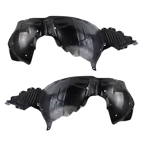 Image of TRQ Front Driver and Passenger Side Inner Fender Liner Set Compatible with 2013-2017 Cadillac XTS