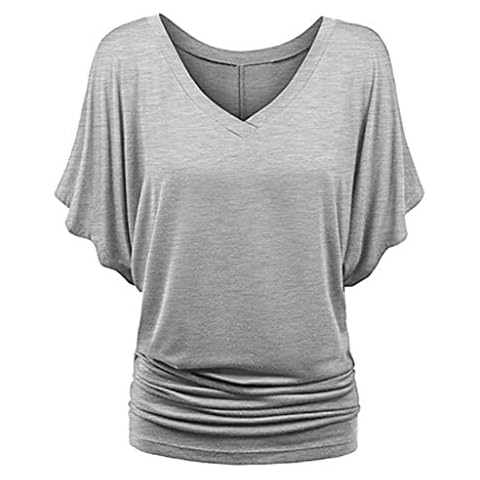 Blouse à Manches Chauve-Souris TIMEMEAN Cover