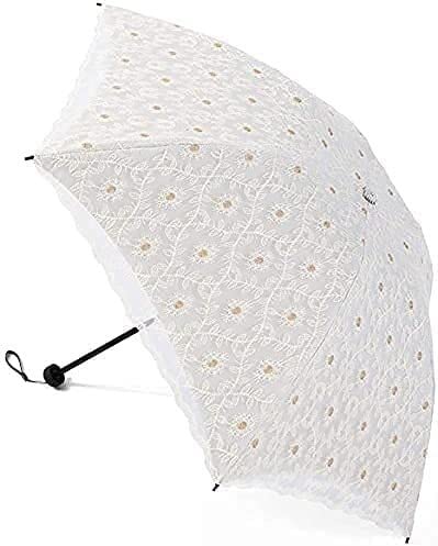 Parapluie de mariage blanc triple pliage élégant pour cérémonie outdoor