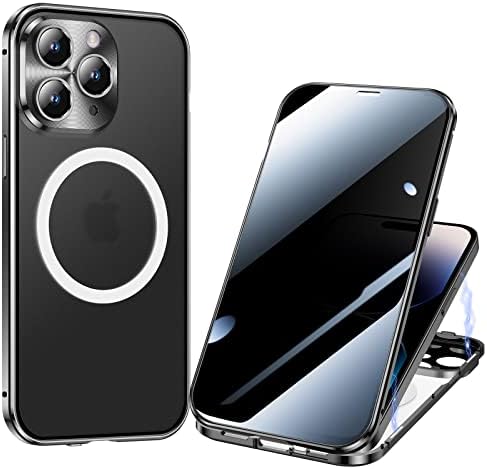 IPhone 16 Pro Max Hülle Mit MagSafe - Carbon Fiber Mit 360° Magnetständer