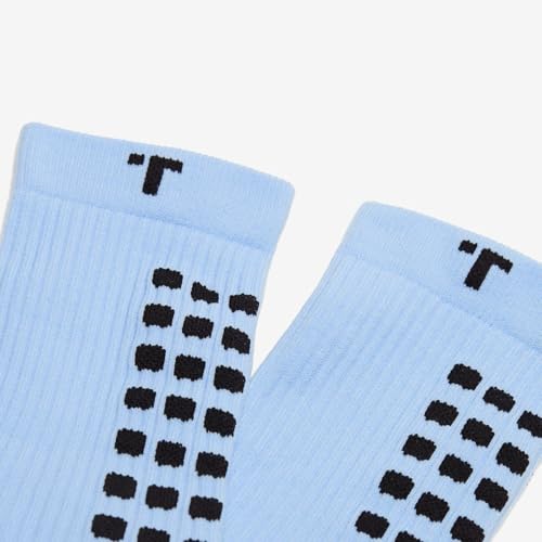 Image of Trusox 3.0 Cushioned Grip Socks, Made in the USA, Non Slip Unisex Grippy Soccer Crew Socks with Grip for Football and Soccer