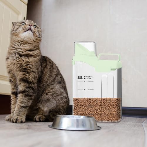 Contenedor de comida para mascotas de 2800 ml ideal para organizar el pienso en tu cocina 4