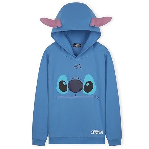 Disney Sudadera con Capucha para Niña - Regalo Niños (Azul