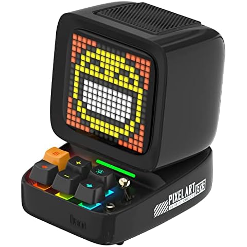 Altavoz Bluetooth Divoom Ditoo con pantalla retro y teclado mecánico RGB Cover