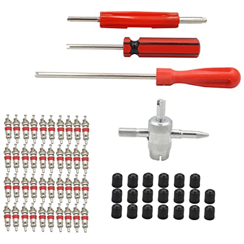 MUSISALY 1Set Tire Valve Core Tool Valve Cores Valve Core Removal Tool Compact Lightweight Valve Stem Installer for Trucks Motorcycles Bicycles Essential Repair Kit