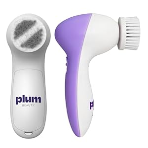 Face Scrubber Electric Facial Cleansing Brush Rechargeable, Rotating Scrubber Face Pore Cleansing Brushes for Radiant Skin, Electric Cleanser for Pores, Glow, and Daily Deep Pore Wash, Expoliator