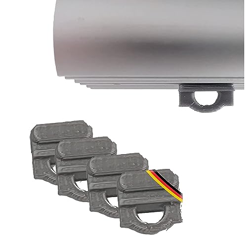 ULROAD Juego de 5 protectores para ganchos de garaje piezas de repuesto IKEA Kvartal juego de repuestos de guía esquemas de carril KVARTAL de piezas de repuesto accesorios para riel de cortina ojal