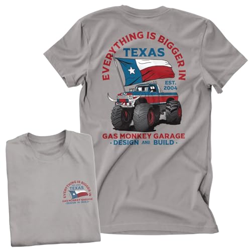 T-Shirt Gas Monkey Garage Homme pour un Look Vintage aux Rassemblements Auto