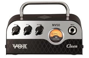 Only 540 grams (1.1 lbs.)! An ultra-compact 50W head amp that you can easily carry in one hand. The preamp features Nutube, the new vacuum tube that utilizes vacuum fluorescent display technology. Inspired by classic American amplifiers, The MV50 Cle...