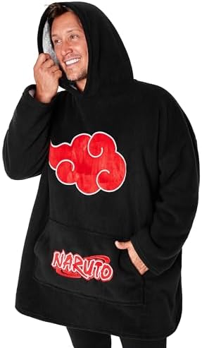 NARUTO Batamanta Hombre - Sudadera Manta con Capucha, Ropa de She...