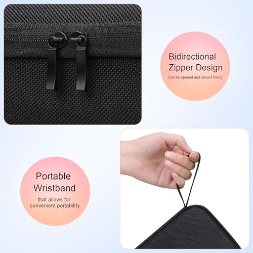 Image of Elonbo Carrying Case for Portable Handheld Inhaler Nebulizer Machine, Black