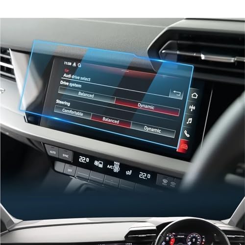 Verre trempé Audi A3 8Y film protection écran multimédia voiture RHD 2020-2025