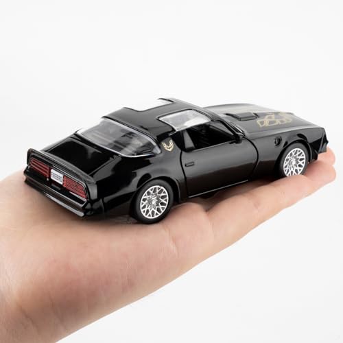 Pontiac Firebird Trans Am Toy Car 1:36 Escala Negro miniatura 7