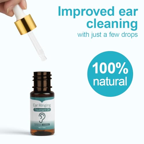 Olive Oil Ear Tropfen, Sanfte Ohrenschmalz-Entfernungstropfen, Entfernt verhärtetes Ohrenschmalz, um verstopfte Ohren zu lindern 10ml