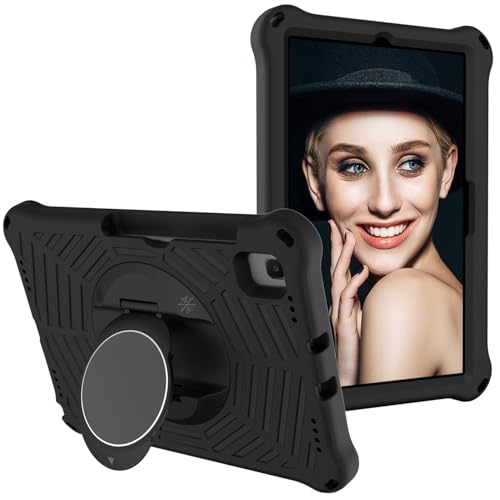 Coque antichoc Samsung Tab S5e 2019 en mousse EVA souple avec porte-crayon noir