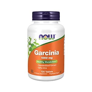 NOW Supplements, Garcinia (Garcinia Cambogia) 1,000 mg, Healthy Metabolism*,Weight Loss, 120 Tablets