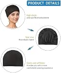 Cmonie 9-12 Pcs Solid Women Chemo Hat Stretchy Turban Beanie, Multi, One Size-Large | Pre Tied Chemo Head Scarf Beanie Skull Cover Cap for Women Hair Loss