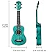 RANMING Ukulele Soprano Ukelele with 23 inch Concert ukulele
