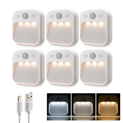 Motion Sensor Night Lights (6-Pack)