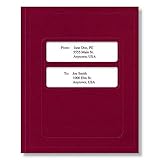 ComplyRight Tax Presentation Folder (Burgundy), Pack of 100