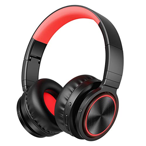 VERORAS Wireless Bluetooth Headphones Over Ear, Foldable Hi-fi Stereo Headset with Soft Memory-Protein