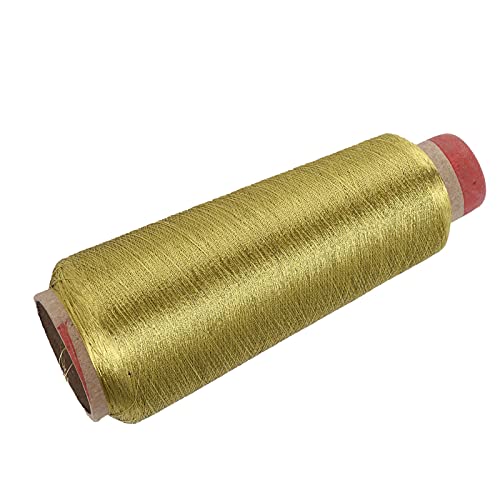 Hilo de coser de poliéster color dorado miniatura 4