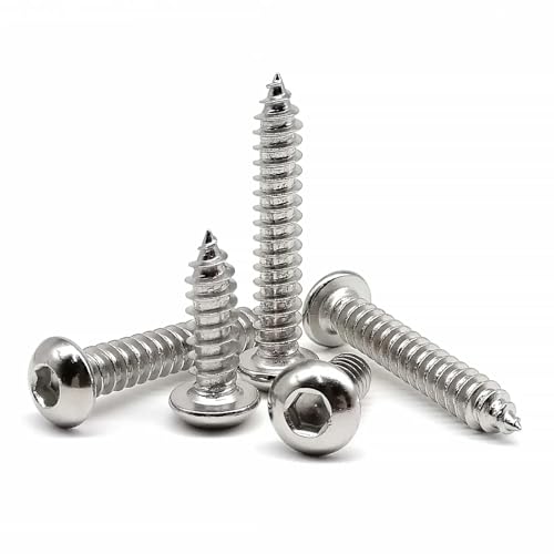 Vis M4 empreinte Allen six pans pour stopper l'usure des filetages en acier ordinaire
