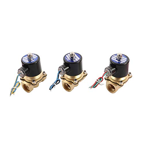 Válvula solenoide de latón 3/4" de alta durabilidad para control de gas y agua 2